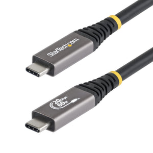 STARTECH USB cable USB4 Gen 3x2 3 m USB C 20 Gbit/s 60 W Black (CC10FT20GUSB4CX) - Cartouches Certifiees