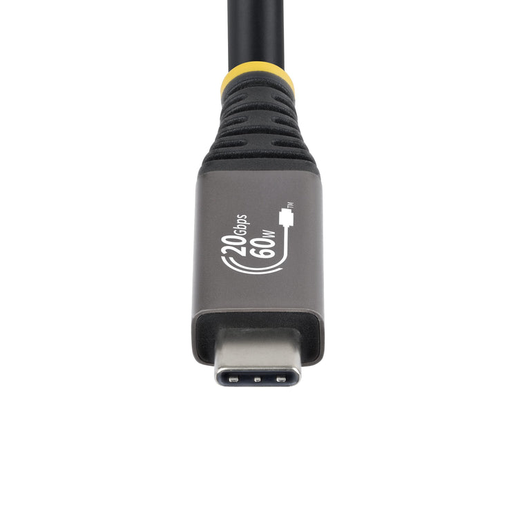 STARTECH USB cable USB4 Gen 3x2 3 m USB C 20 Gbit/s 60 W Black (CC10FT20GUSB4CX) - Cartouches Certifiees