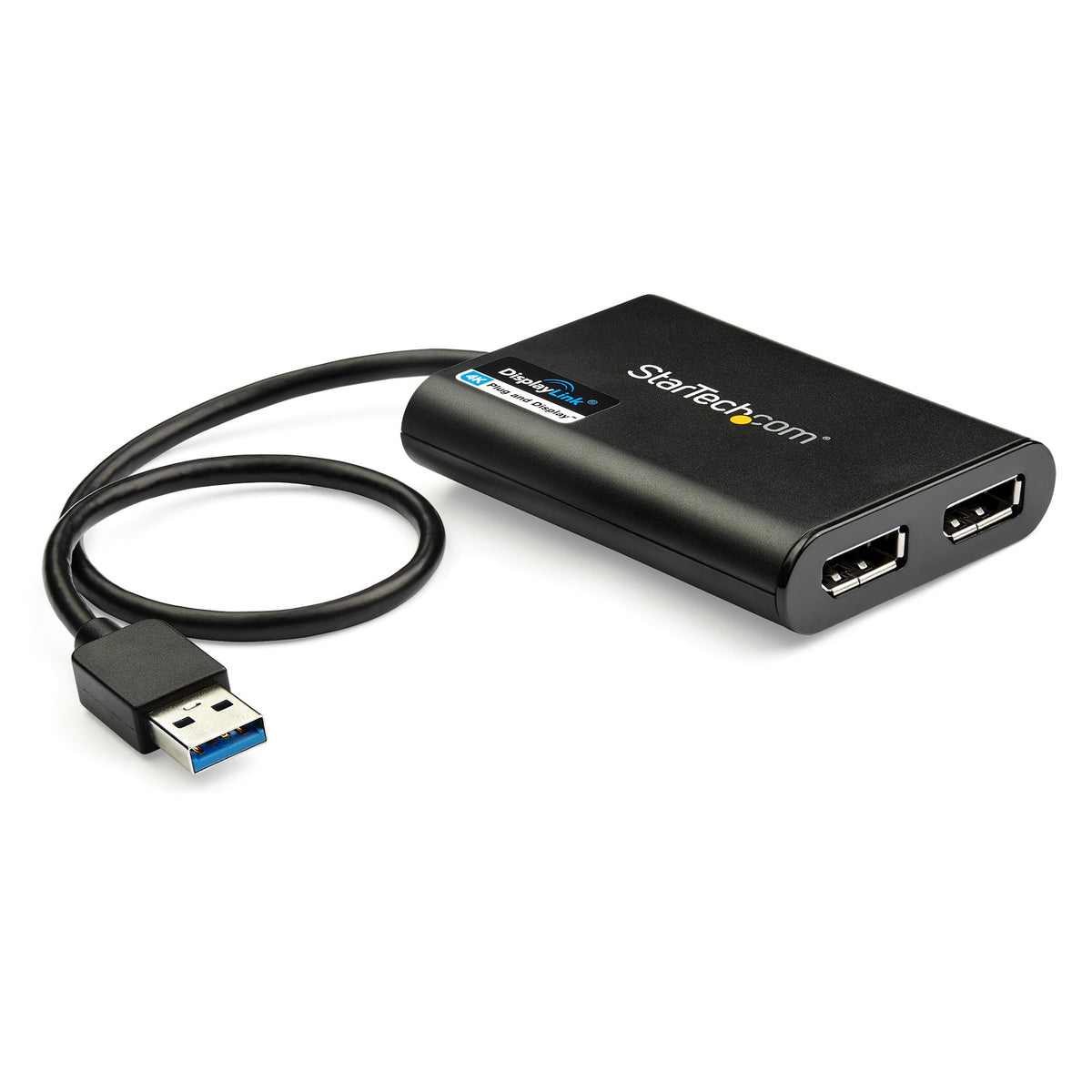 STARTECH USB graphics adapter 4096 x 2160 pixels Black (USB32DP24K60) - Cartouches Certifiees