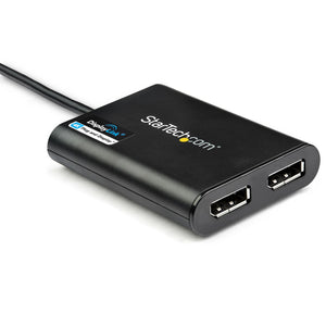 STARTECH USB graphics adapter 4096 x 2160 pixels Black (USB32DP24K60) - Cartouches Certifiees