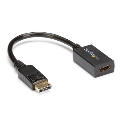 STARTECH video cable adapter 0,21 m DisplayPort HDMI Black (DP2HDMI2) - Cartouches Certifiees