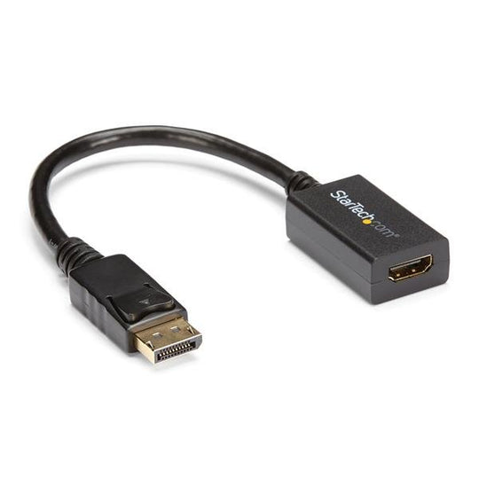 STARTECH câble vidéo et adaptateur 0,21 m DisplayPort HDMI Noir (DP2HDMI2)