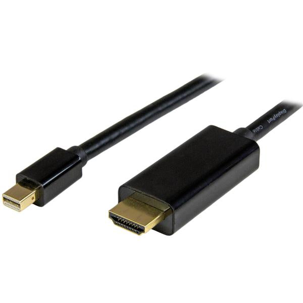 STARTECH video cable adapter 1 m DisplayPort HDMI Type A (Standard) Black (MDP2HDMM1MB) - Cartouches Certifiees