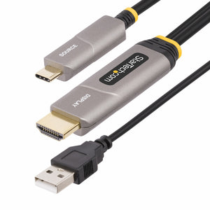 STARTECH video cable adapter 9,15 m USB Type-C HDMI Type A (Standard) Black (145B-USBC-HDMI4K-AOC) - Cartouches Certifiees
