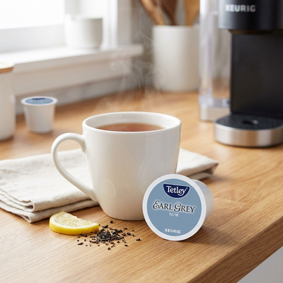 TEA-K CUP TETLEY EARL GREY 24/BX 24/BX - Cartouches Certifiees
