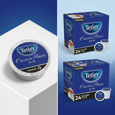 TEA-K CUP TETLEY ORANGE PEKOE 24/BX 24/BX - Cartouches Certifiees