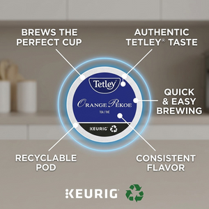 TEA-K CUP TETLEY ORANGE PEKOE 24/BX 24/BX - Cartouches Certifiees