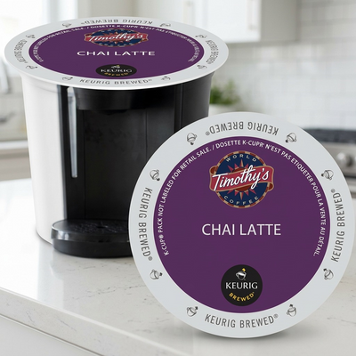 TEA-K CUP TIMOTHY'S CHAI LATTE  (10817) 24/BX - Cartouches Certifiees