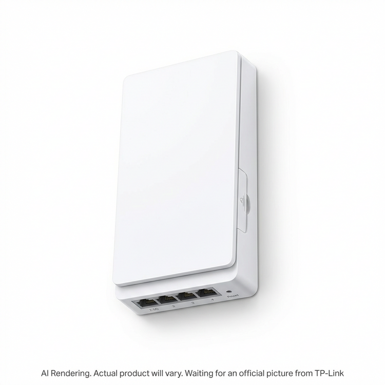 TP-LINK BE11000 Wall-Plate Tri-Band Wi-Fi 7 Access Point (EAP775-WALL) - Cartouches Certifiees