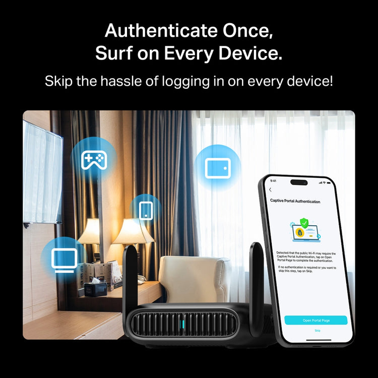 TP-LINK BE3600 Wi-Fi 7 wireless router 2.5 Gigabit Ethernet Dual-band (2.4 GHz / 5 GHz) Black (TL-WR3602BE) - Cartouches Certifiees