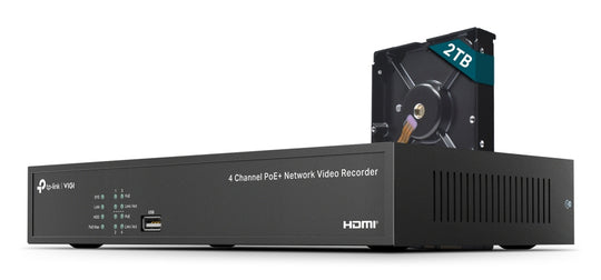 TP-LINK Noir (VIGI NVR1004H-4P-2TB)