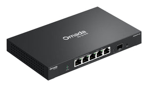 TP-LINK network switch Managed L2 2.5G Ethernet (100/1000/2500) Power over Ethernet (PoE) Desktop/Wall-Mounting Black (ES206XPP-M2) - Cartouches Certifiees