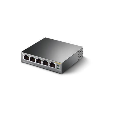 TP-LINK network switch Unmanaged Fast Ethernet (10/100) Power over Ethernet (PoE) Black (TL-SF1005P) - Cartouches Certifiees
