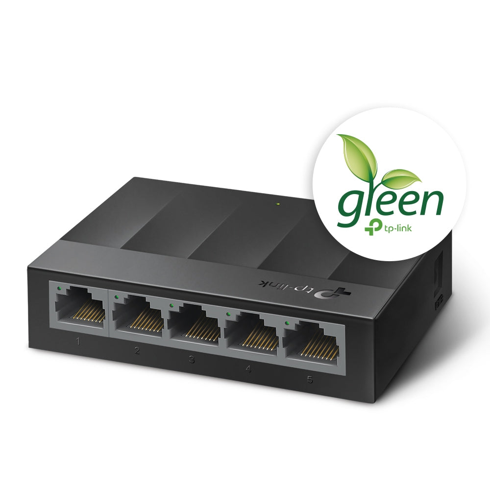 TP-LINK network switch Unmanaged Gigabit Ethernet (10/100/1000) Black (LS1005G) - Cartouches Certifiees
