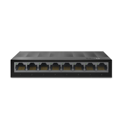 TP-LINK network switch Unmanaged Gigabit Ethernet (10/100/1000) Black (LS1008G) - Cartouches Certifiees