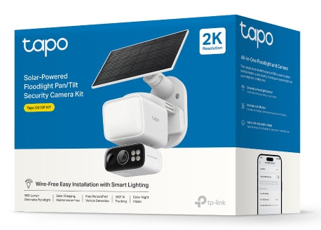 TP-LINK security camera Dome IP security camera Outdoor 2304 x 1296 pixels Ceiling/Wall/Pole (TAPO C615F KIT) - Cartouches Certifiees