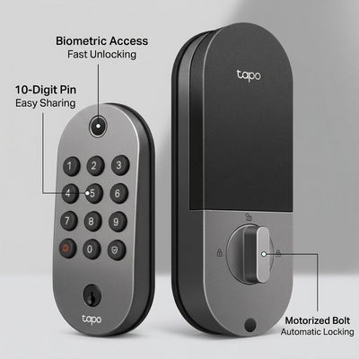 TP-LINK Smart Wi-Fi Door Lock (TAPO DL105) - Cartouches Certifiees