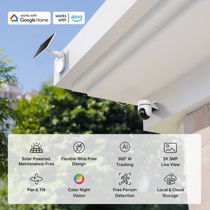 TP-LINK Tapo C610 KIT Turret IP security camera Outdoor 2304 x 1296 pixels Ceiling/Wall/Pole (TAPO-C610-KIT) - Cartouches Certifiees