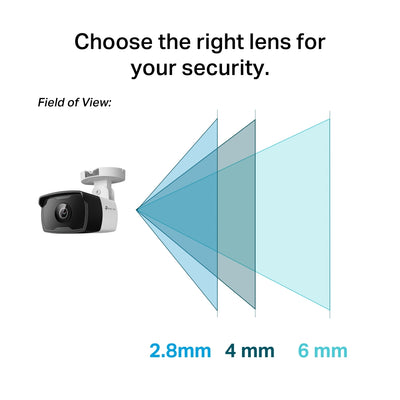 TP-LINK VIGI C340I 2.8MM security camera Bullet IP security camera Outdoor 2560 x 1440 pixels Ceiling/Wall/Pole (VIGI C340I(2.8MM)) - Cartouches Certifiees