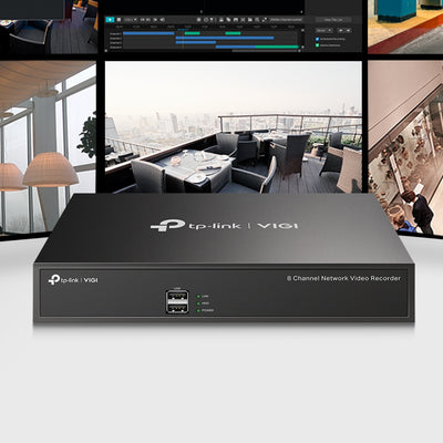 TP-LINK VIGI NVR1008H network video recorder 1U Black (VIGI-NVR1008H) - Cartouches Certifiees