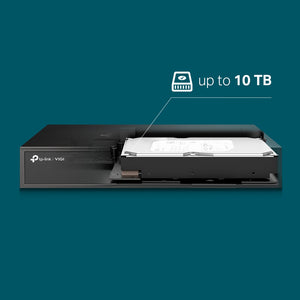 TP-LINK VIGI NVR1008H network video recorder 1U Black (VIGI-NVR1008H) - Cartouches Certifiees