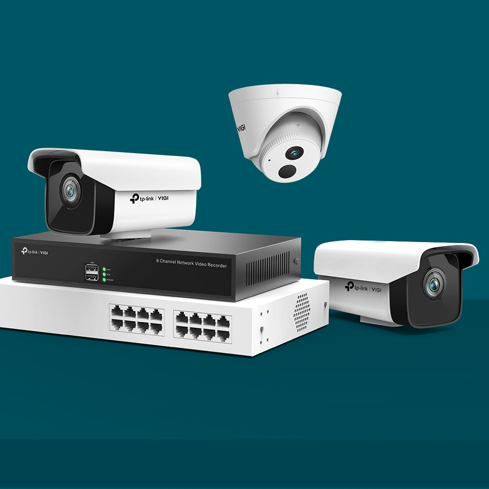 TP-LINK VIGI NVR1008H network video recorder 1U Black (VIGI-NVR1008H) - Cartouches Certifiees