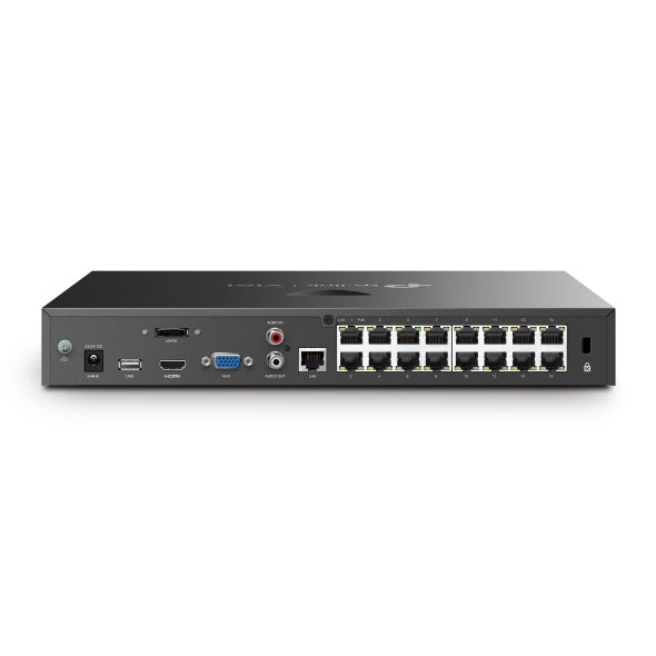 TP-LINK VIGI NVR2016H-16MP network video recorder Black (VIGI-NVR2016H-16MP) - Cartouches Certifiees