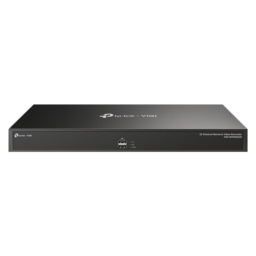 TP-LINK VIGI NVR4032H network video recorder Black (VIGI-NVR4032H) - Cartouches Certifiees