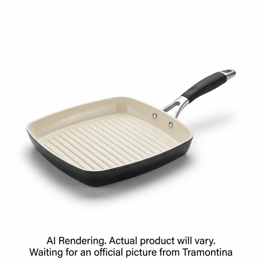TRAMONTINA Poêle grill carrée 11 pouces - Cf - Porcelaine (80110/023DS)
