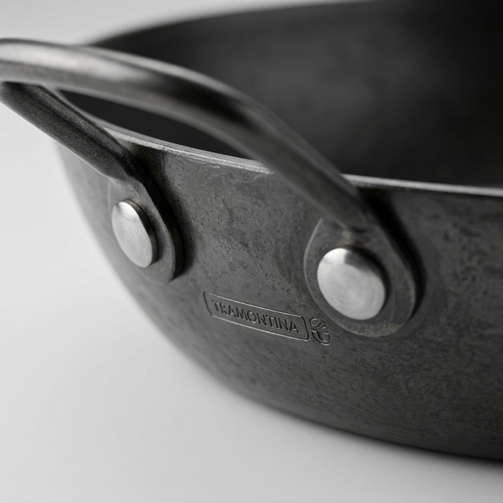 TRAMONTINA 15 In Paella Pan - Carbon Steel - 2.25Mm (80111/006DS) - Cartouches Certifiees