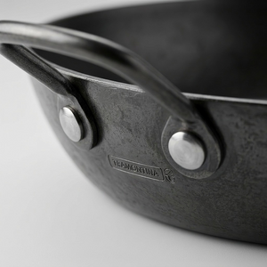 TRAMONTINA 15 In Paella Pan - Carbon Steel - 2.25Mm (80111/006DS) - Cartouches Certifiees