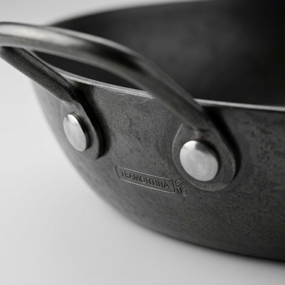 TRAMONTINA 15 In Paella Pan - Carbon Steel - 2.25Mm (80111/006DS) - Cartouches Certifiees