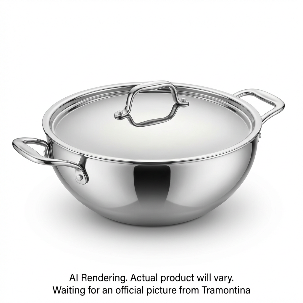 TRAMONTINA 3.75Qt Cov Wok-Ss Tpc-Cer-Nat-Bos (98051/008DS) - Cartouches Certifiees