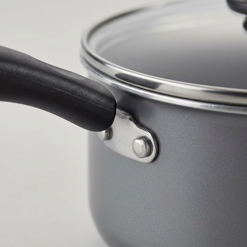 TRAMONTINA 3 Qt Covered Sauce Pan - Aluminum, Ns - Steel Gray - Den - Primaware (80119/556CA) - Cartouches Certifiees