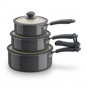 TRAMONTINA 6 Pc Nesting Cw Set-Pe-Cer-Dk Gray-Oly (80156/148DS) - Cartouches Certifiees