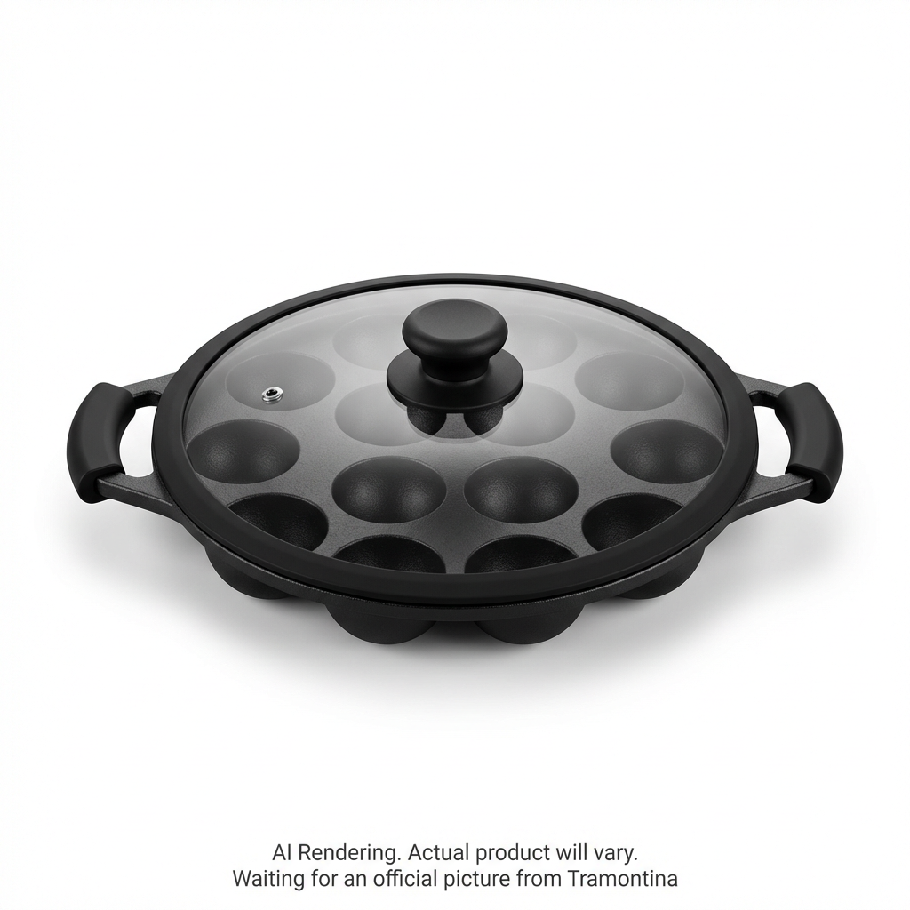 TRAMONTINA Paniyarrakal W/ Lid-Preseasond Cast Iron (98052/013DS) - Cartouches Certifiees