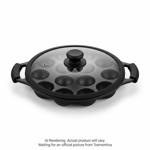 TRAMONTINA Paniyarrakal W/ Lid-Preseasond Cast Iron (98052/013DS) - Cartouches Certifiees