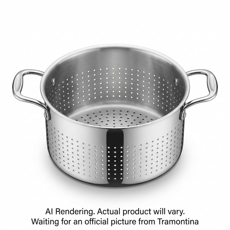 TRAMONTINA Pasta Insert (Fits 8 Qt Stock Pot) Tpc Ss Induction - Gourmet (80116/042DS) - Cartouches Certifiees