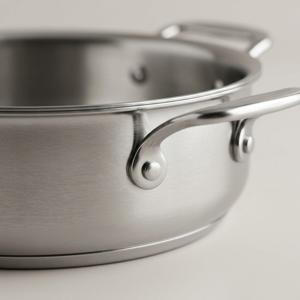 TRAMONTINA Signature 3 Quart Tri-Ply Clad Stainless Steel Covered Braiser (80116/009DS) - Cartouches Certifiees
