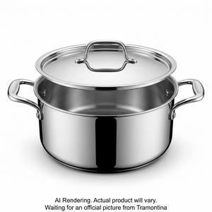 TRAMONTINA Signature 5 Quart Tri-Ply Clad Stainless Steel Covered Dutch Oven (80116/025DS) - Cartouches Certifiees