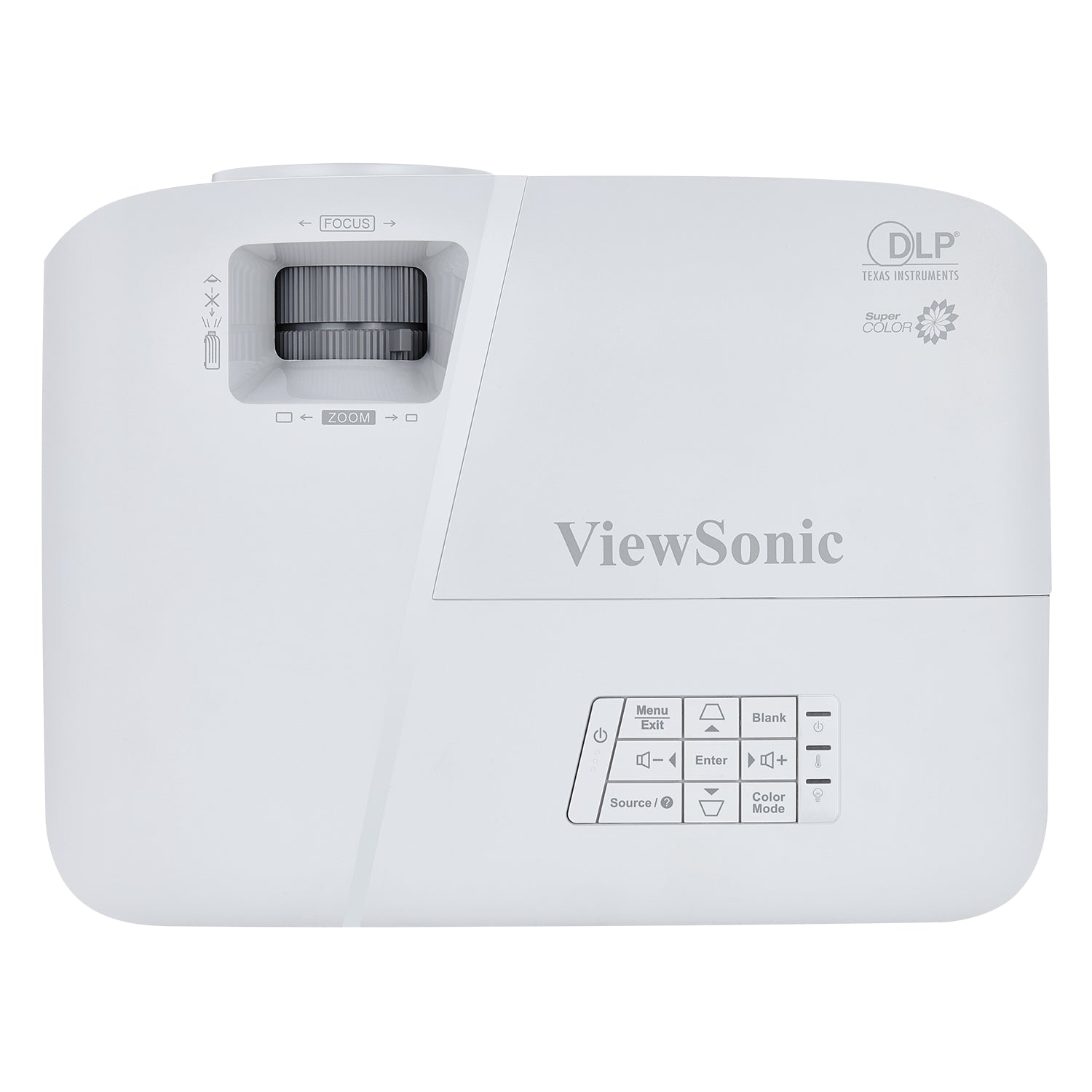VIEWSONIC data projector Standard throw projector 3600 ANSI lumens DLP SVGA (800x600) Grey, White (PA503S) - Cartouches Certifiees