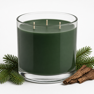 YANKEE CANDLE Balsam & Cedar 3-Wick Candle, 14.5 oz (2653130C) - Cartouches Certifiees