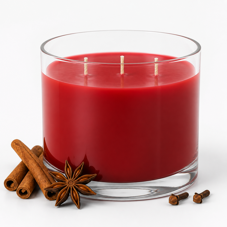 YANKEE CANDLE Sparkling Cinnamon 3-Wick Candle, 14.5 oz (2653131C) - Cartouches Certifiees