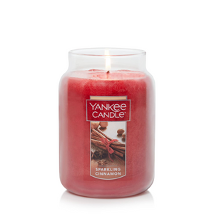 YANKEE CANDLE Sparkling Cinnamon Original Large Jar Candle (1100952) - Cartouches Certifiees