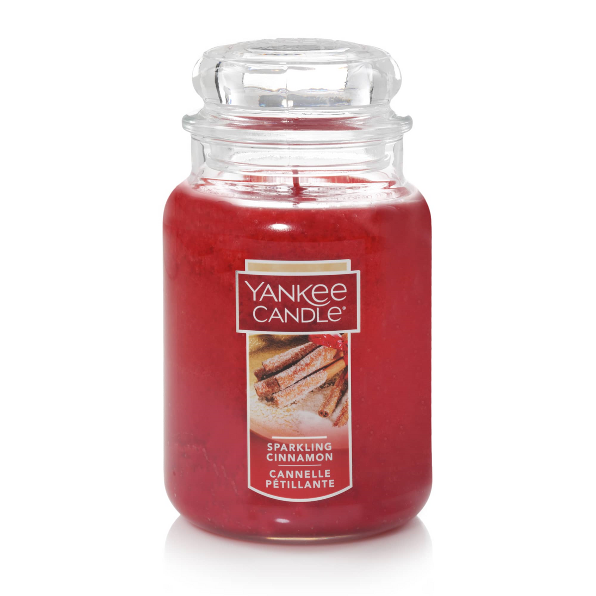 YANKEE CANDLE Sparkling Cinnamon Original Large Jar Candle (1100952C) - Cartouches Certifiees