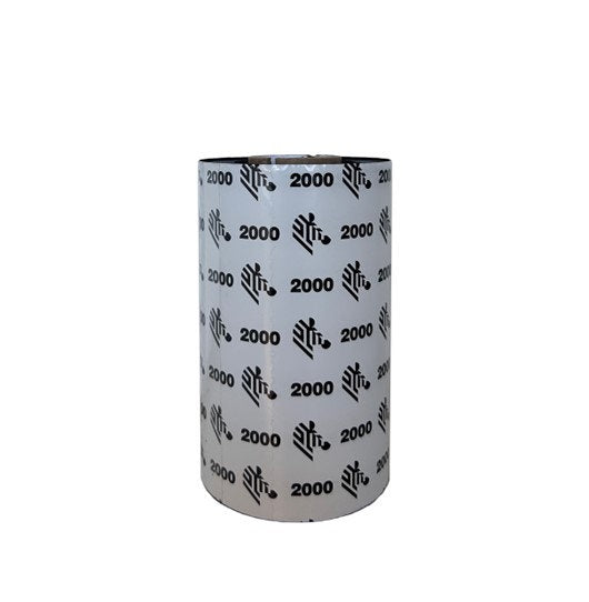 ZEBRA 2000 Ruban thermique cire 74 m Noir (02000CT11007)