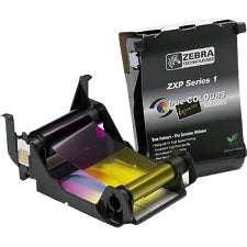 ZEBRA printer ribbon 100 pages Black, Cyan, Magenta, Yellow (800011-140) - Cartouches Certifiees