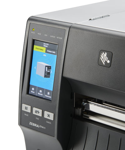 ZEBRA ZT411 203 x 203 DPI Wired & Wireless Direct thermal / Thermal transfer POS printer (ZT41142-T010000Z) - Cartouches Certifiees