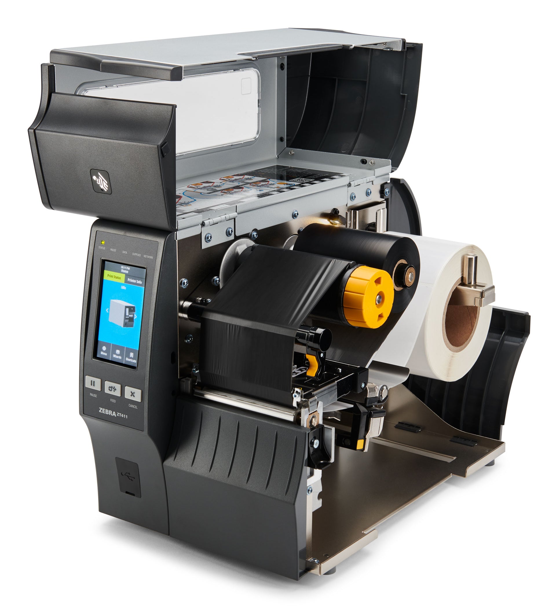 ZEBRA ZT411 300 x 300 DPI Wired & Wireless Thermal POS printer (ZT41143-T010000Z) - Cartouches Certifiees