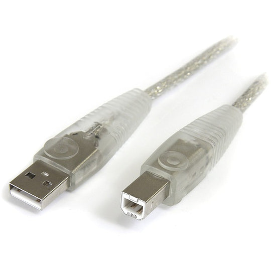 Câble USB 2.0 Transparent - USB Type A (M) 4 broches - USB Type B (M) 4 broches - ( USB / Hi-Speed USB ) 15ft (4.5m)